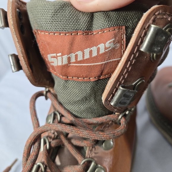 Simms Wading Fishing Mens Boots Size 8 felt soles main image 4